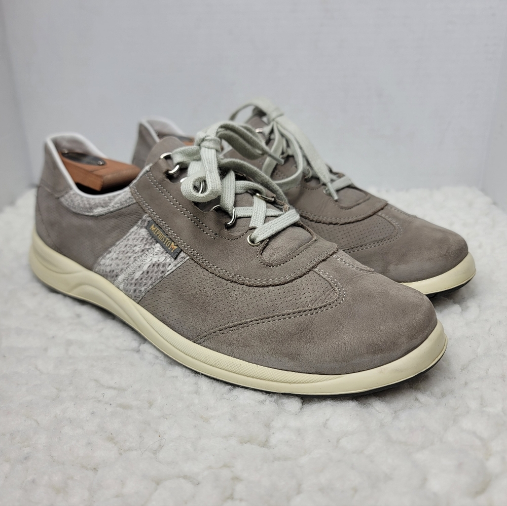 Mephisto Laser Perf Run Off Air Jet Nubuck Leather Sneakers Women’s Size 9.5